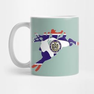 Wyoming Jackalope Cowboy Mug